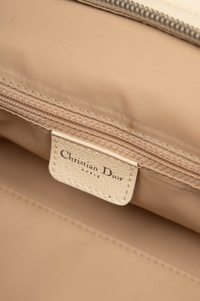 2000s Christian Dior Floral Diorissimo Detective Top Handle Bag
