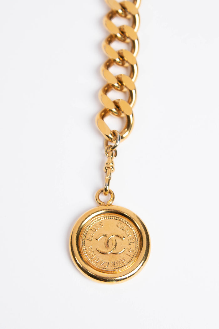 Vintage Chanel Gold Chain Waist Belt