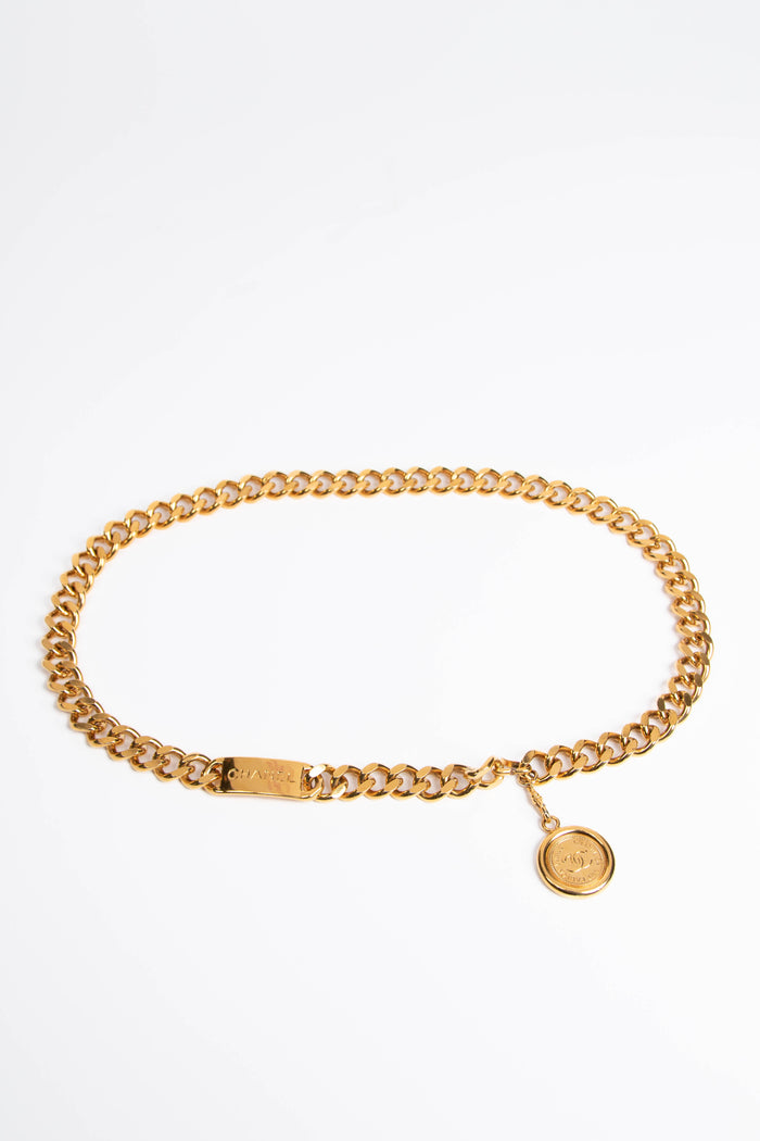 Vintage Chanel Gold Chain Waist Belt