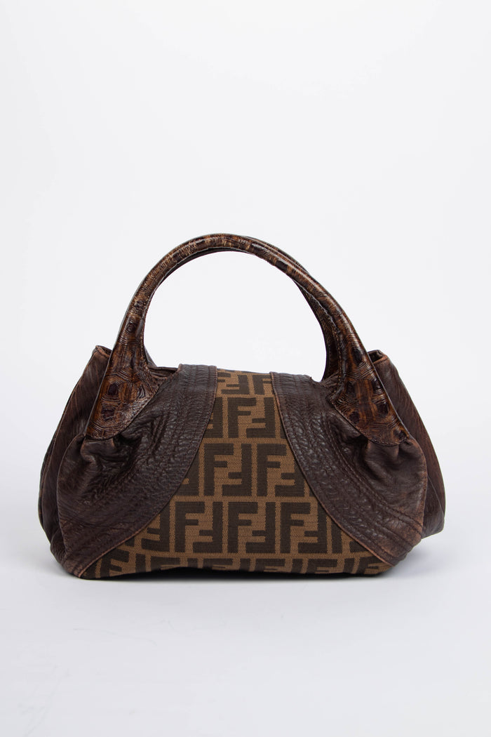 Vintage Fendi Zucca Monogram Small Spy Bag