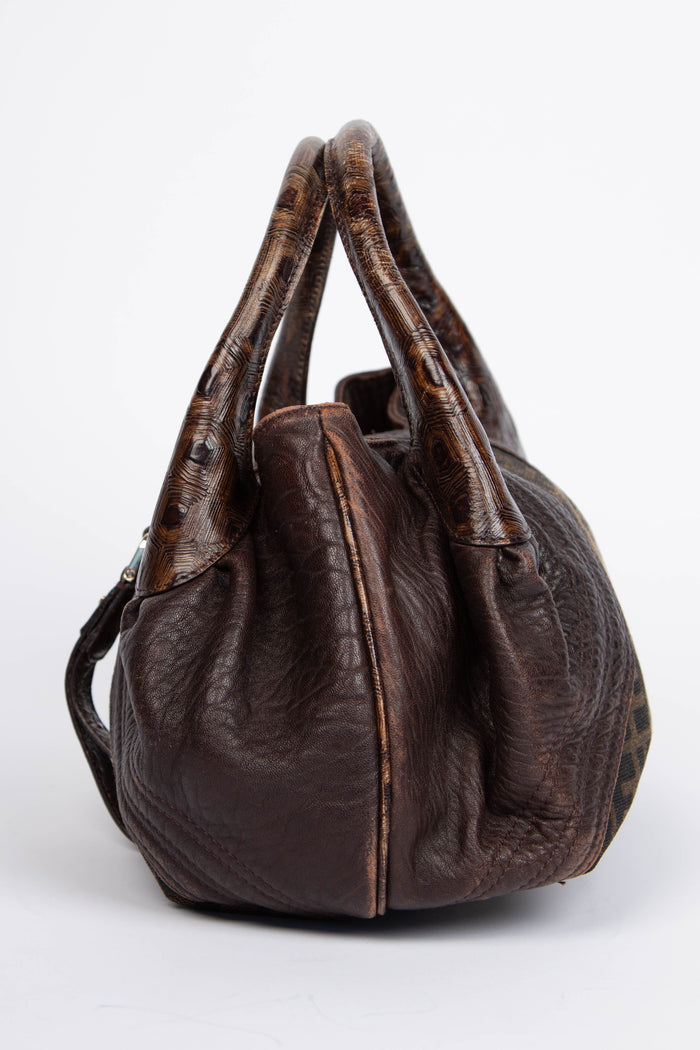 Vintage Fendi Zucca Monogram Small Spy Bag