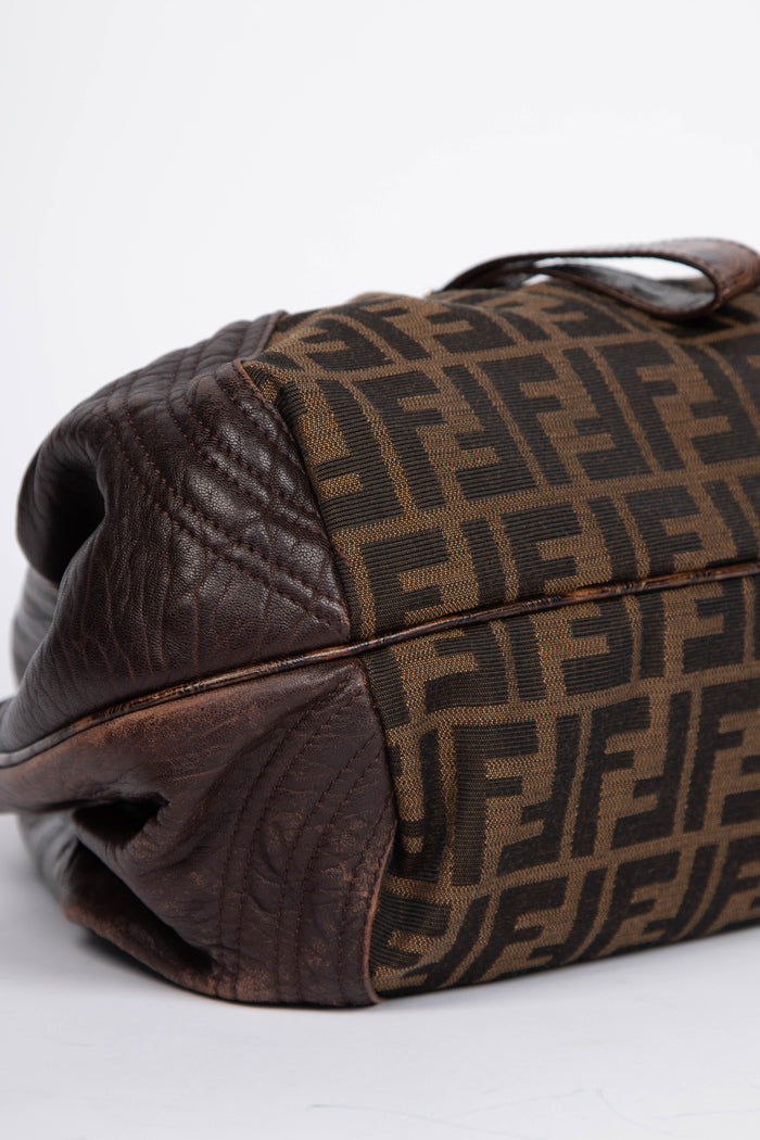 Vintage Fendi Zucca Monogram Small Spy Bag