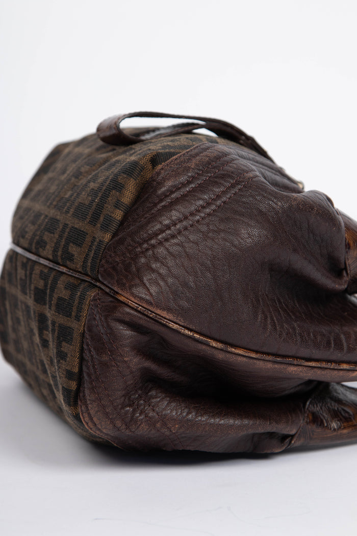 Vintage Fendi Zucca Monogram Small Spy Bag