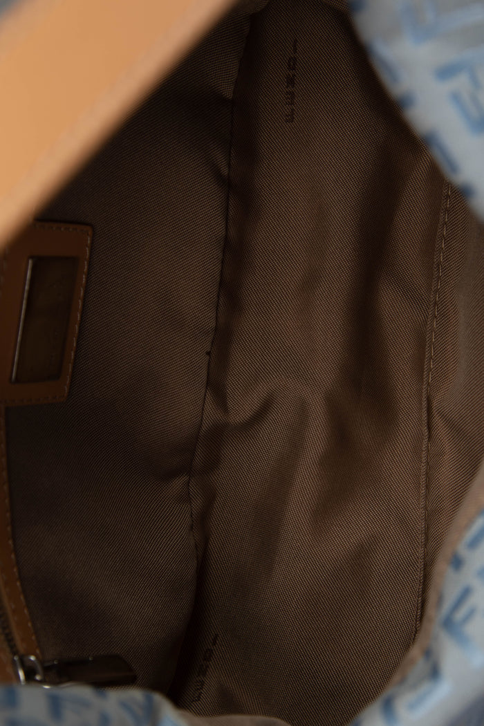 Vintage Fendi Blue Zucchino Shoulder Bag