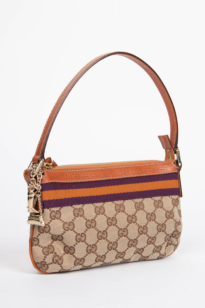 Vintage Gucci Monogram Shoulder Bag