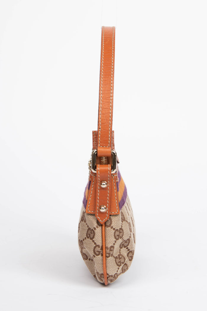Vintage Gucci Monogram Shoulder Bag