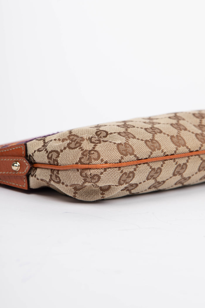 Vintage Gucci Monogram Shoulder Bag