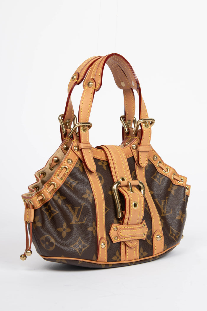 2000s Louis Vuitton Monogram Canvas Mini Theda Top Handle Bag