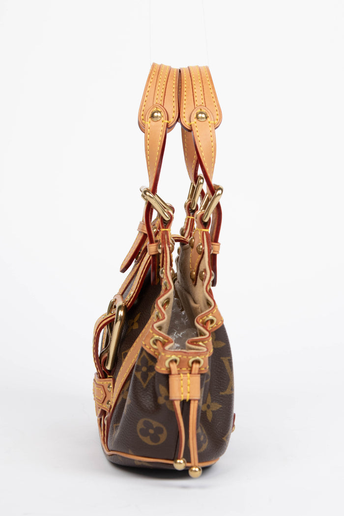 2000s Louis Vuitton Monogram Canvas Mini Theda Top Handle Bag