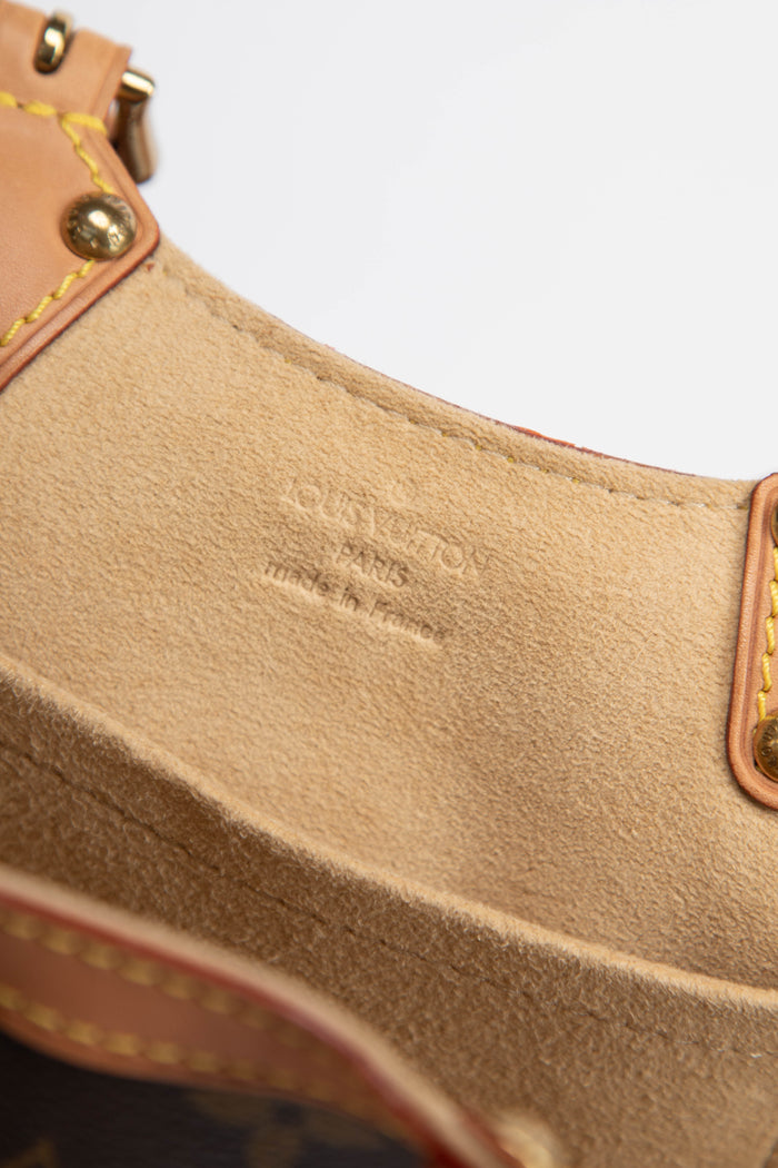 2000s Louis Vuitton Monogram Canvas Mini Theda Top Handle Bag