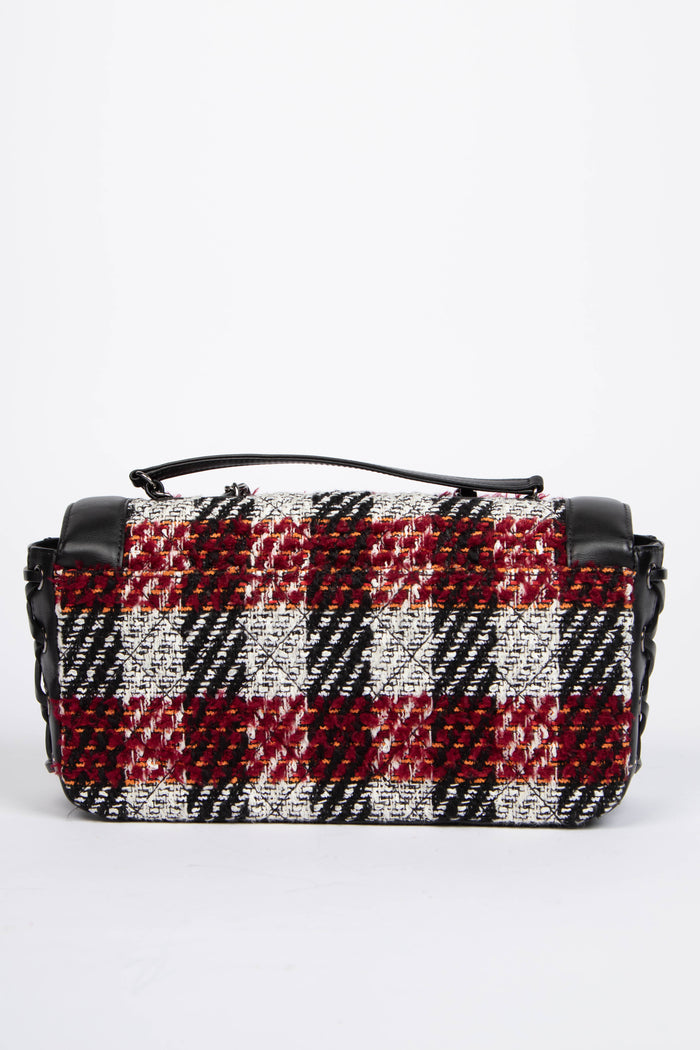 2010s Chanel Tweed Coco Corset Single Flap Bag