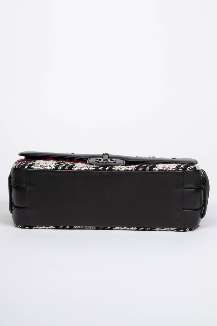 2010s Chanel Tweed Coco Corset Single Flap Bag