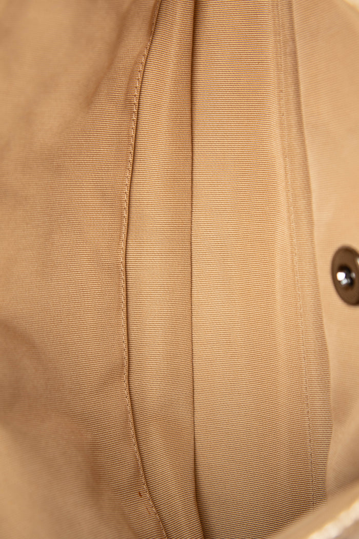 RARE 2010s Chanel Paris-Dubai Gold Perforated Medal Jumbo Flap Bag