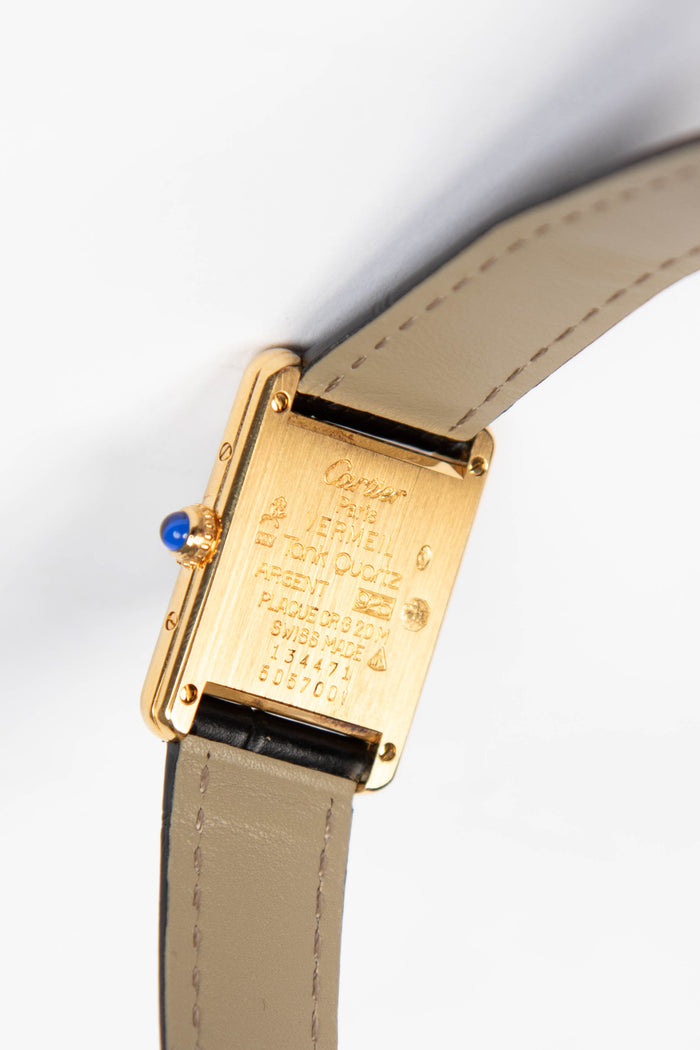 Vintage Cartier Tank Argent Watch