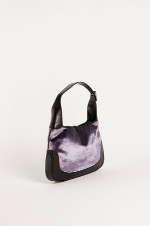 Vintage Tom Ford Gucci Lilac Velvet Jackie Bag