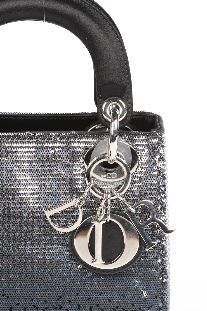 RARE 2016 Christian Dior Ombre Sequin Mini Lady Dior