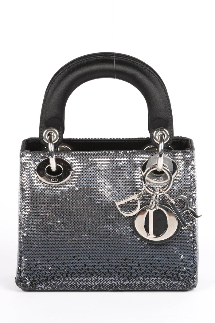 RARE 2016 Christian Dior Ombre Sequin Mini Lady Dior