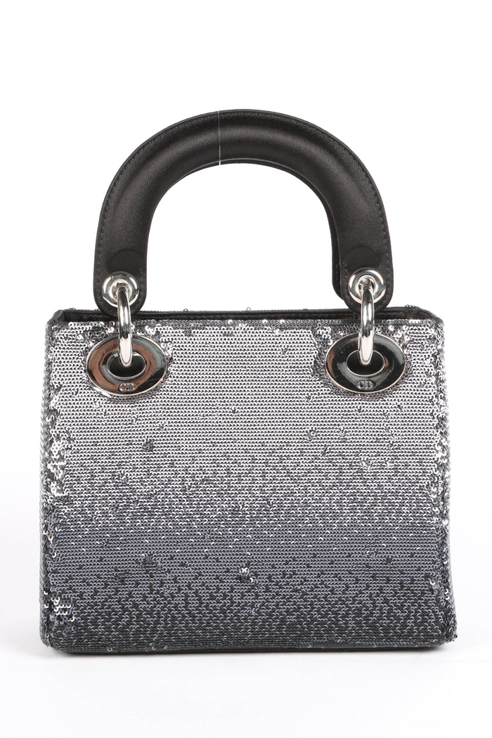 RARE 2016 Christian Dior Ombre Sequin Mini Lady Dior