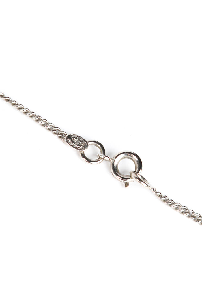 2000s Chanel Silver Casette Tape Necklace