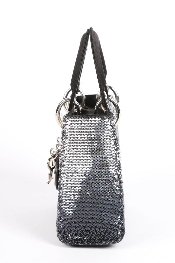 RARE 2016 Christian Dior Ombre Sequin Mini Lady Dior