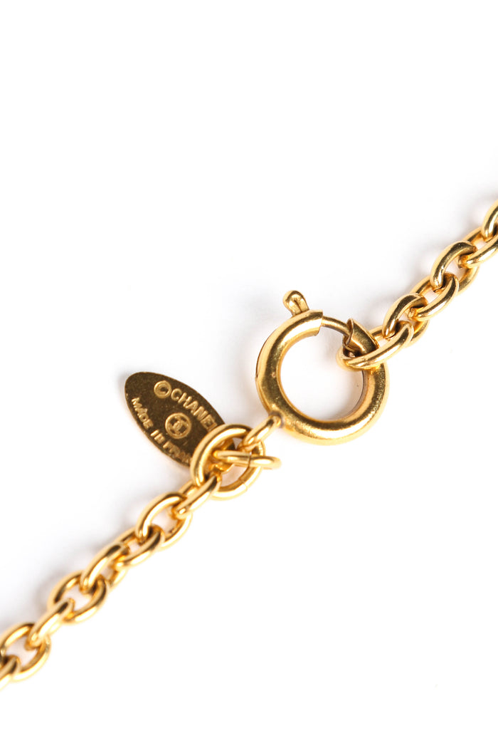 Vintage Chanel CC Pendant Necklace