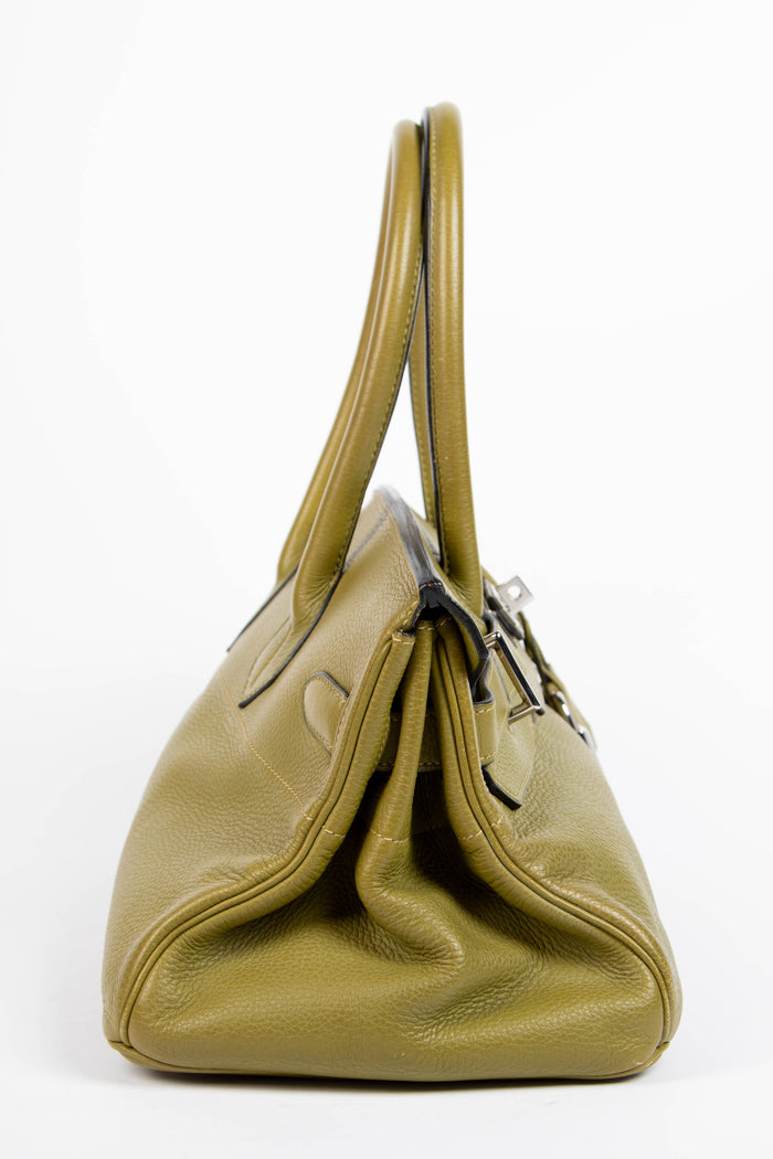 2005 Hermès Birkin JPG HAC in Vert Chartreuse Clemence Leather with SHW