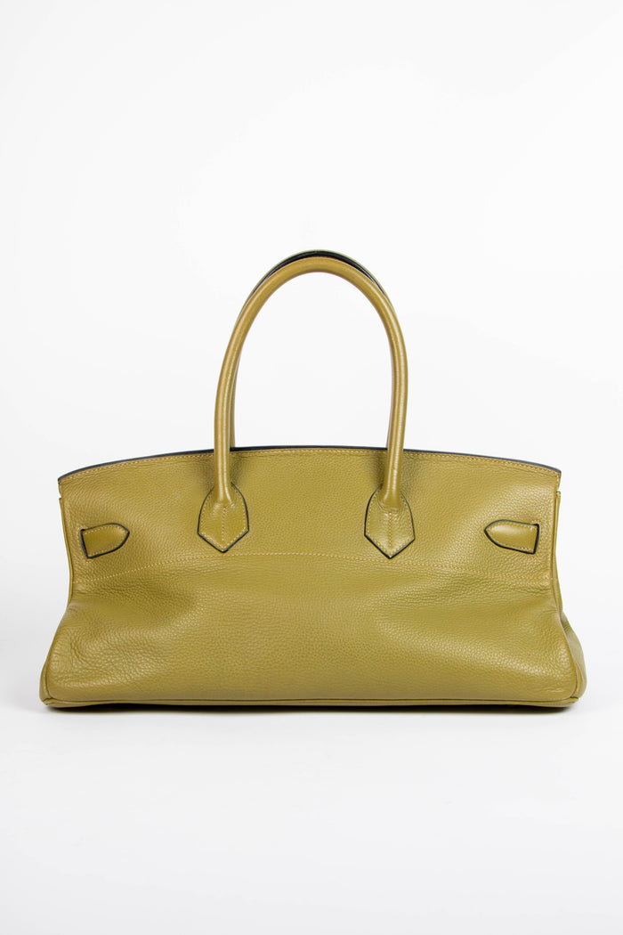 2005 Hermès Birkin JPG HAC in Vert Chartreuse Clemence Leather with SHW