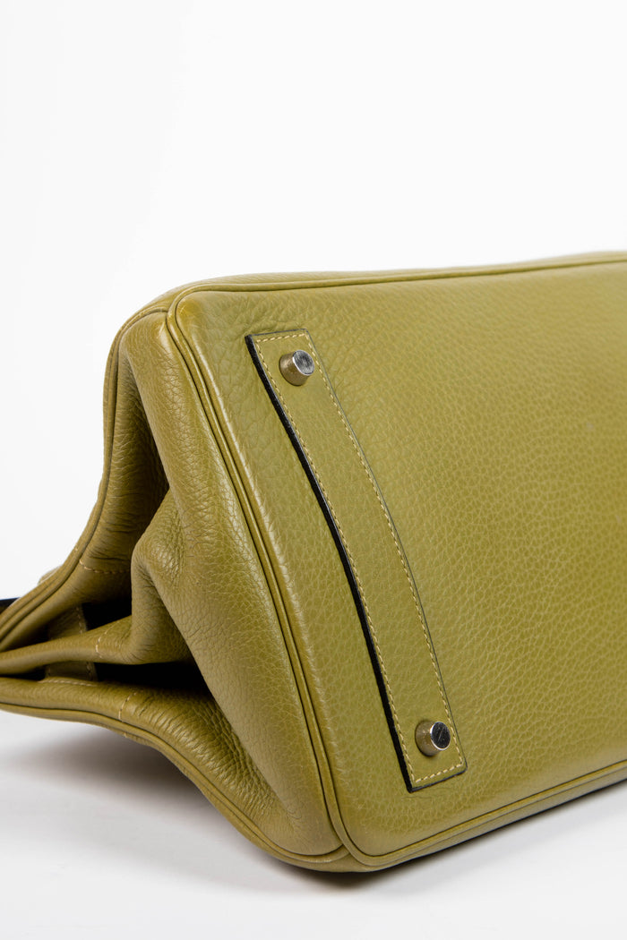 2005 Hermès Birkin JPG HAC in Vert Chartreuse Clemence Leather with SHW