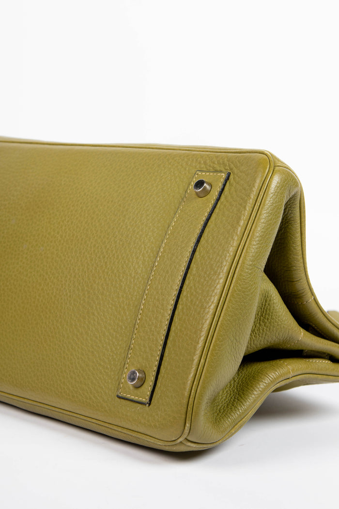 2005 Hermès Birkin JPG HAC in Vert Chartreuse Clemence Leather with SHW