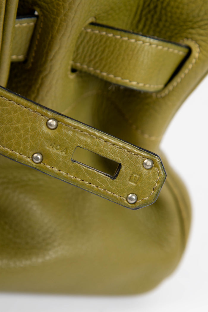 2005 Hermès Birkin JPG HAC in Vert Chartreuse Clemence Leather with SHW