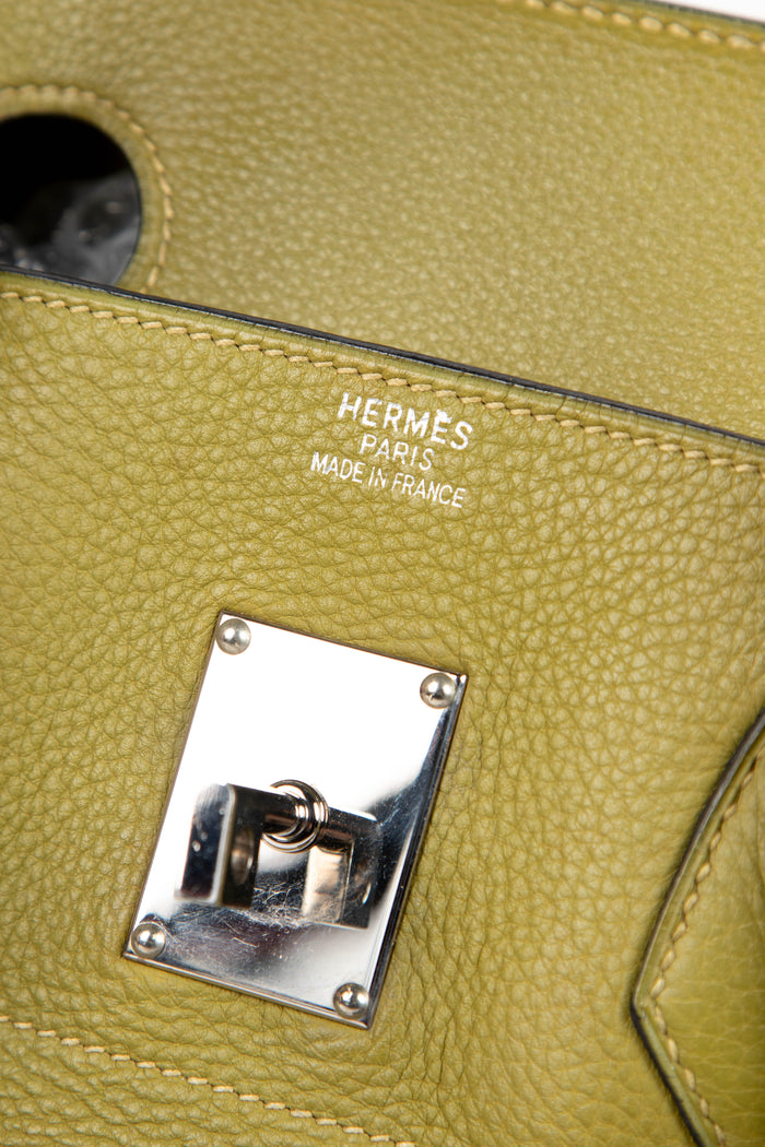 2005 Hermès Birkin JPG HAC in Vert Chartreuse Clemence Leather with SHW