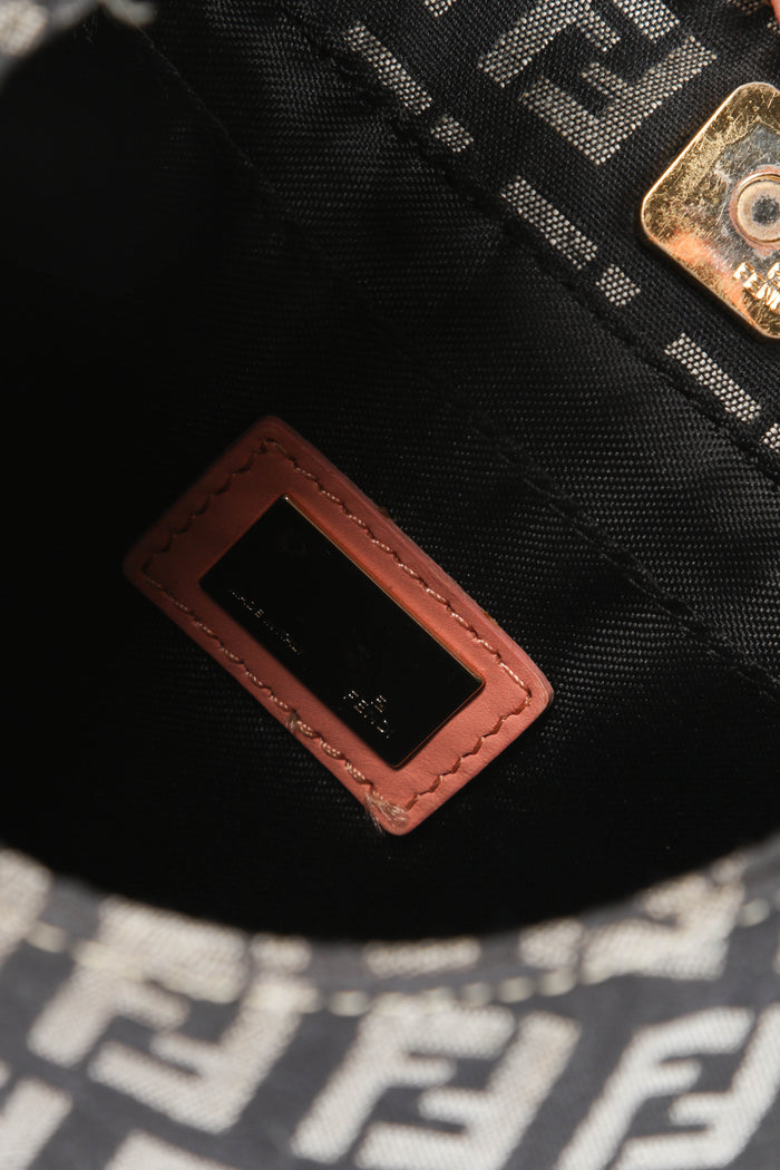 Vintage Fendi Zucchino Shoulder Bag