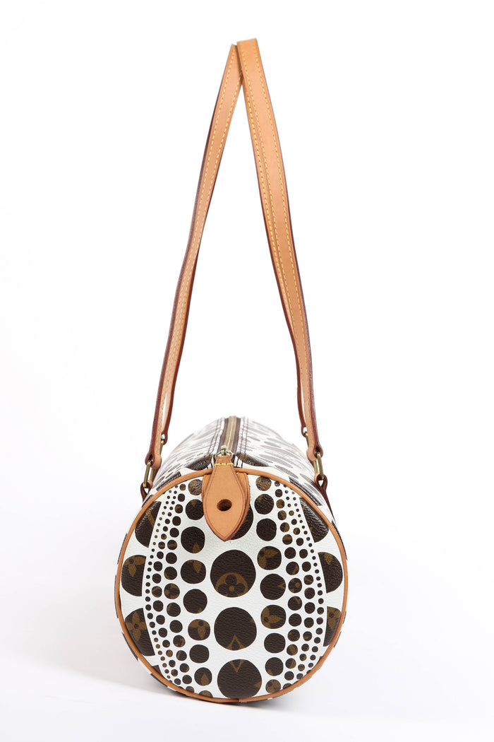 RARE Louis Vuitton x Yayoi Kusama White Infinity Dot Papillon 30cm