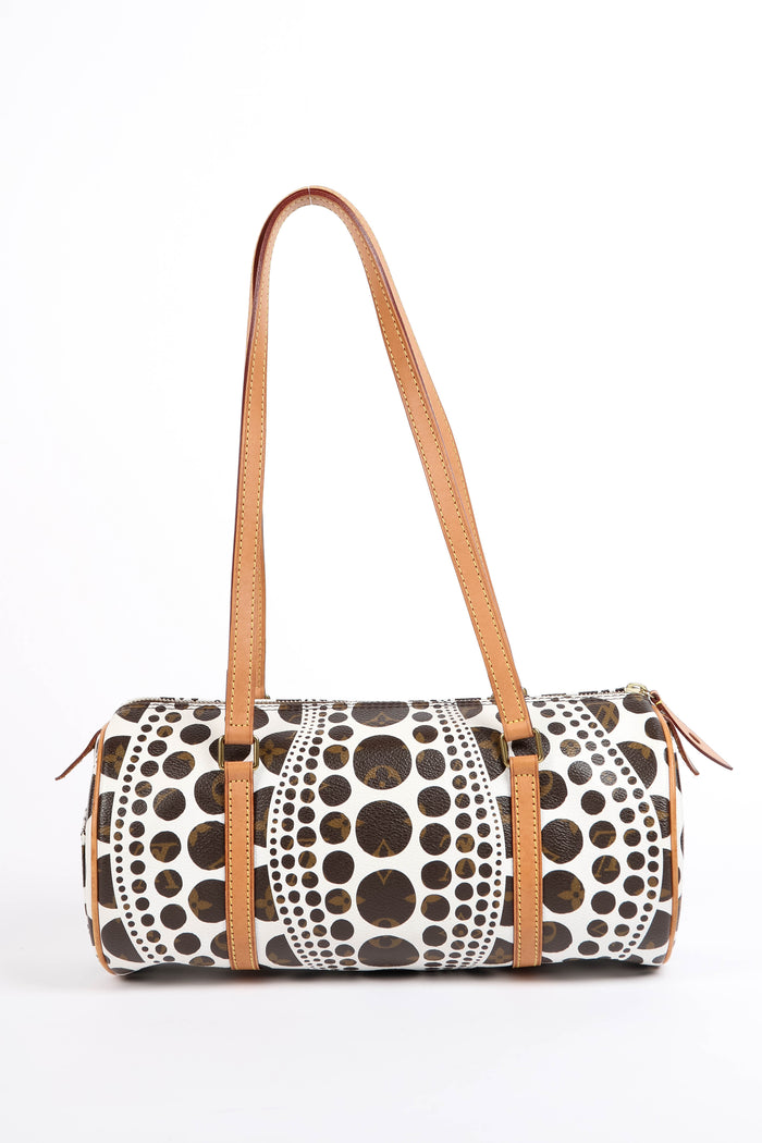 RARE Louis Vuitton x Yayoi Kusama White Infinity Dot Papillon 30cm