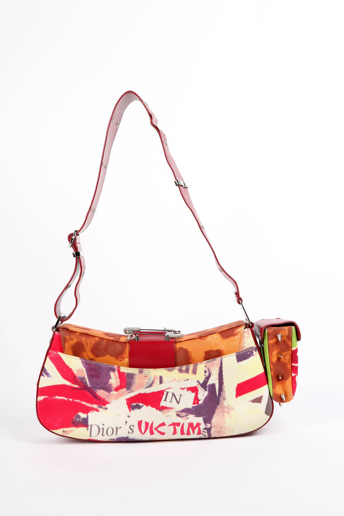 RARE 2000s Christian Dior Victim Columbus Shoulder Bag