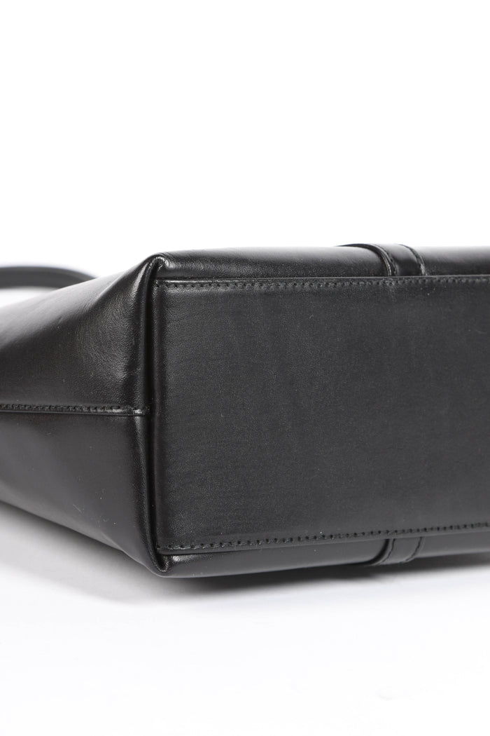 Vintage Gucci Black Leather Jackie Bucket Bag