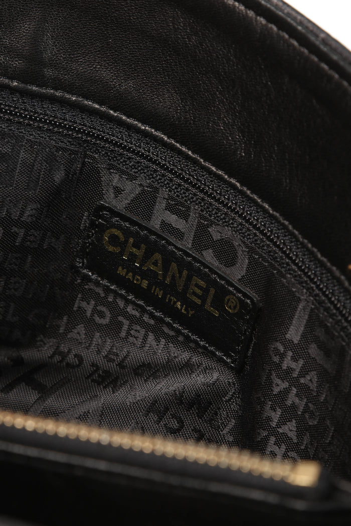 2000s Chanel Embroidered Multicolour Icon Shoulder Bag