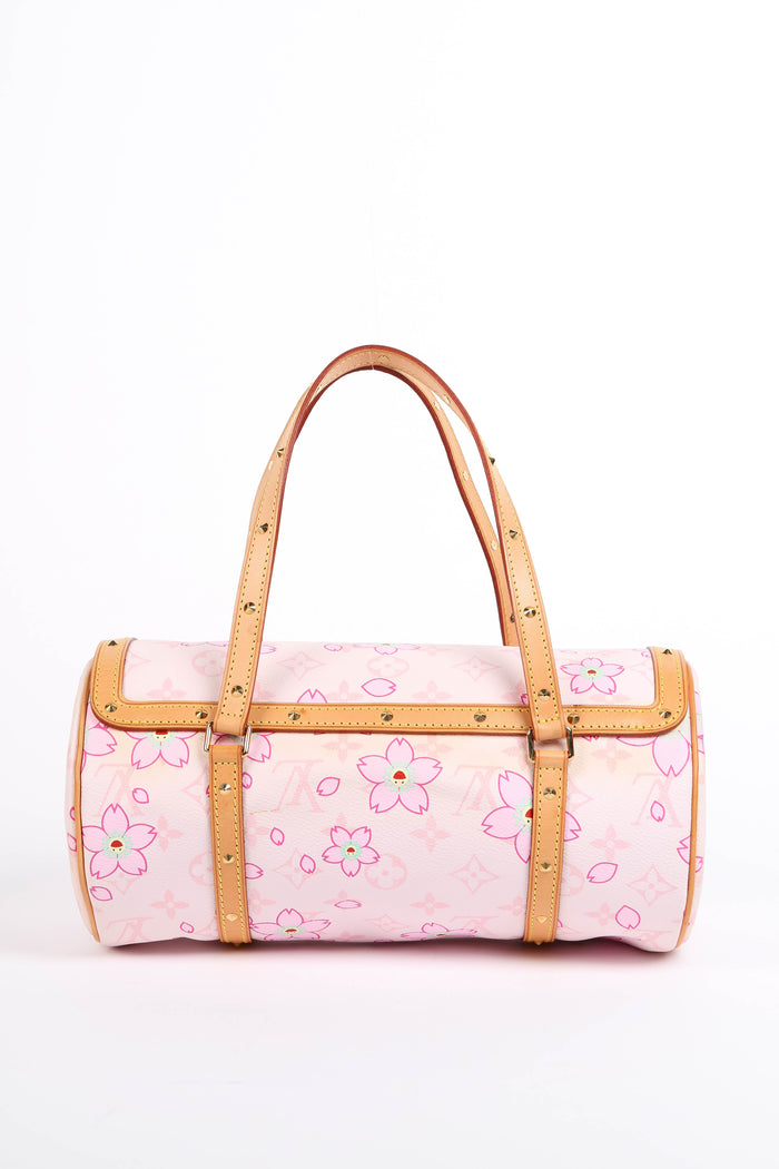Louis Vuitton x Takashi Murakami Pink Cherry Blossom Monogram Papillon Bag