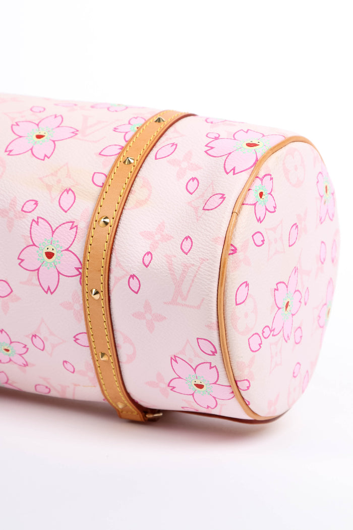 Louis Vuitton x Takashi Murakami Pink Cherry Blossom Monogram Papillon Bag