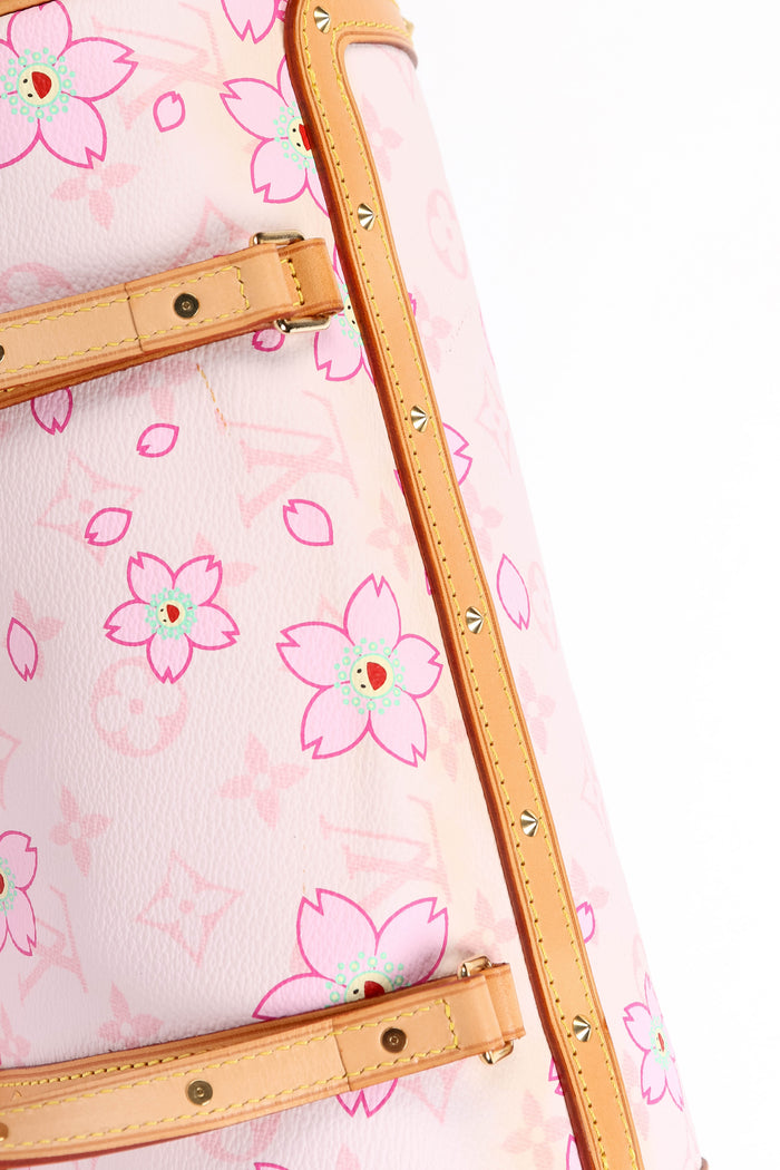 Louis Vuitton x Takashi Murakami Pink Cherry Blossom Monogram Papillon Bag
