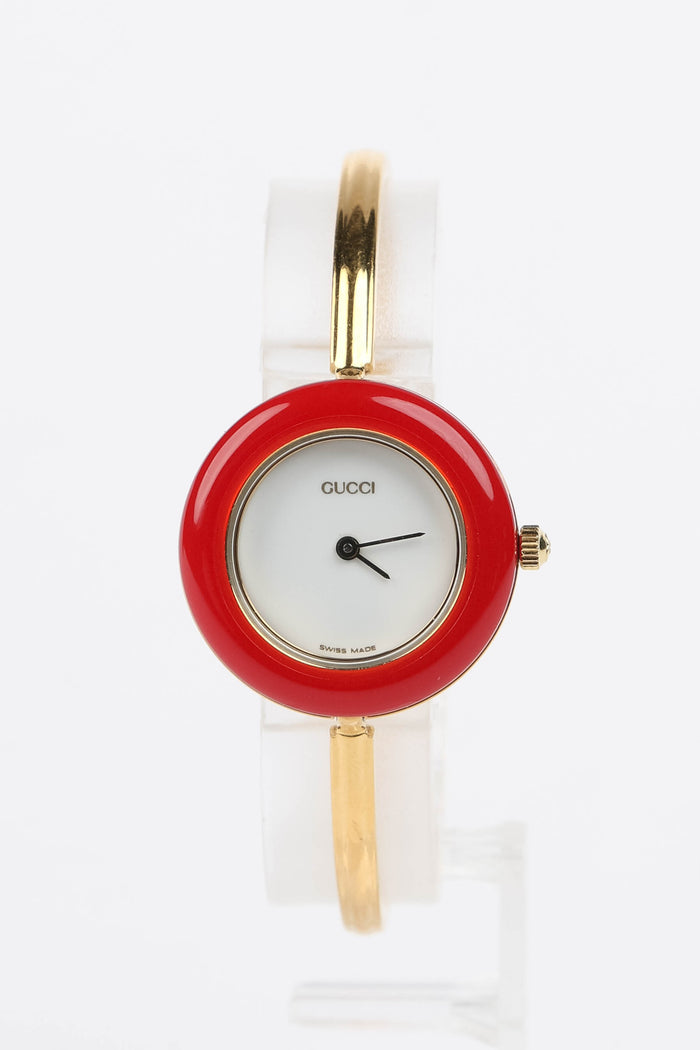 Vintage Gucci Gold Bezel Watch