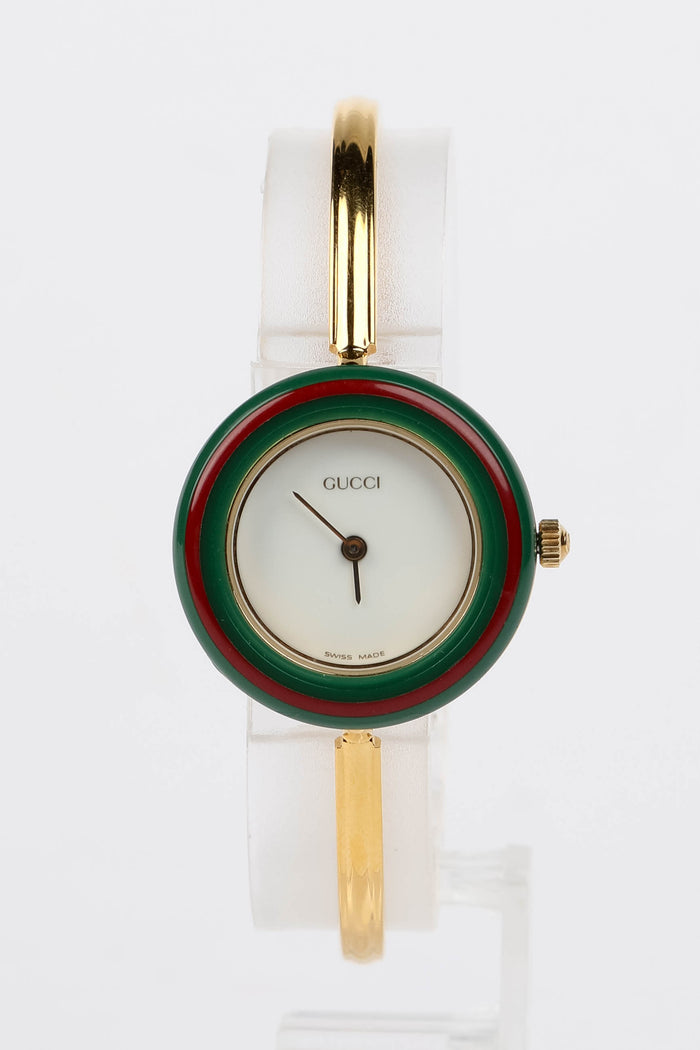 Vintage Gucci Gold Bezel Watch