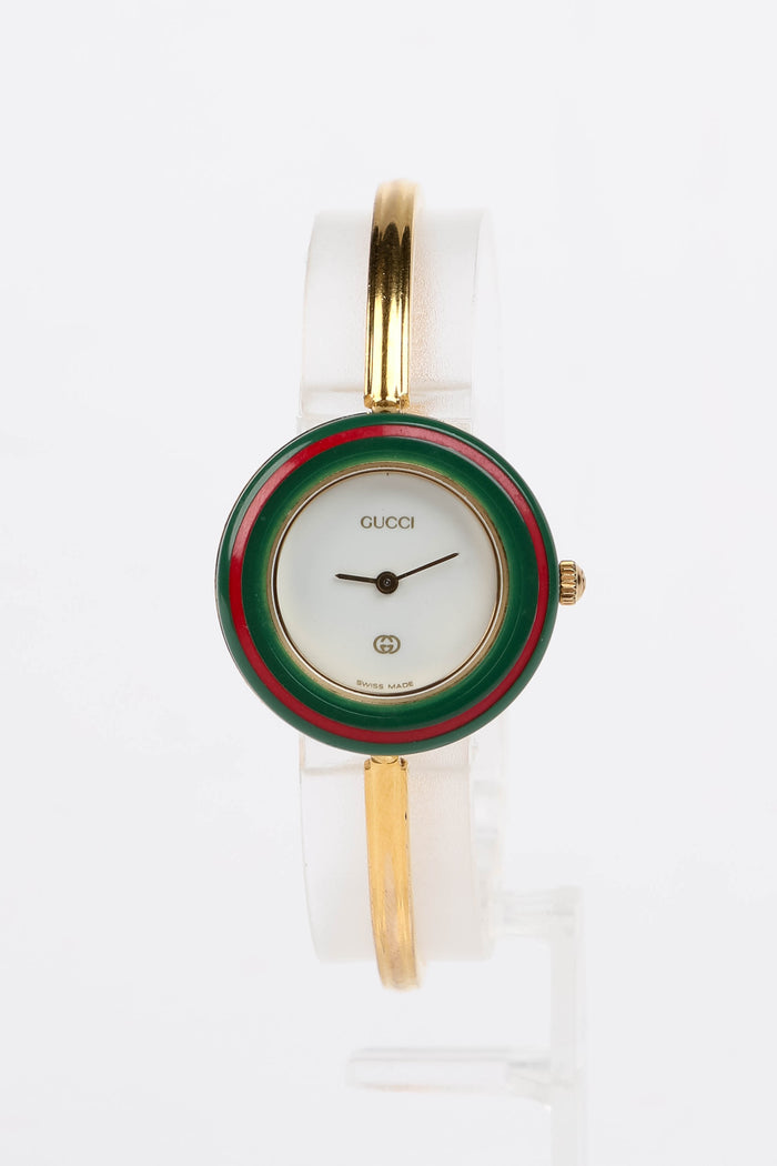 Vintage Gucci Gold Bezel Watch