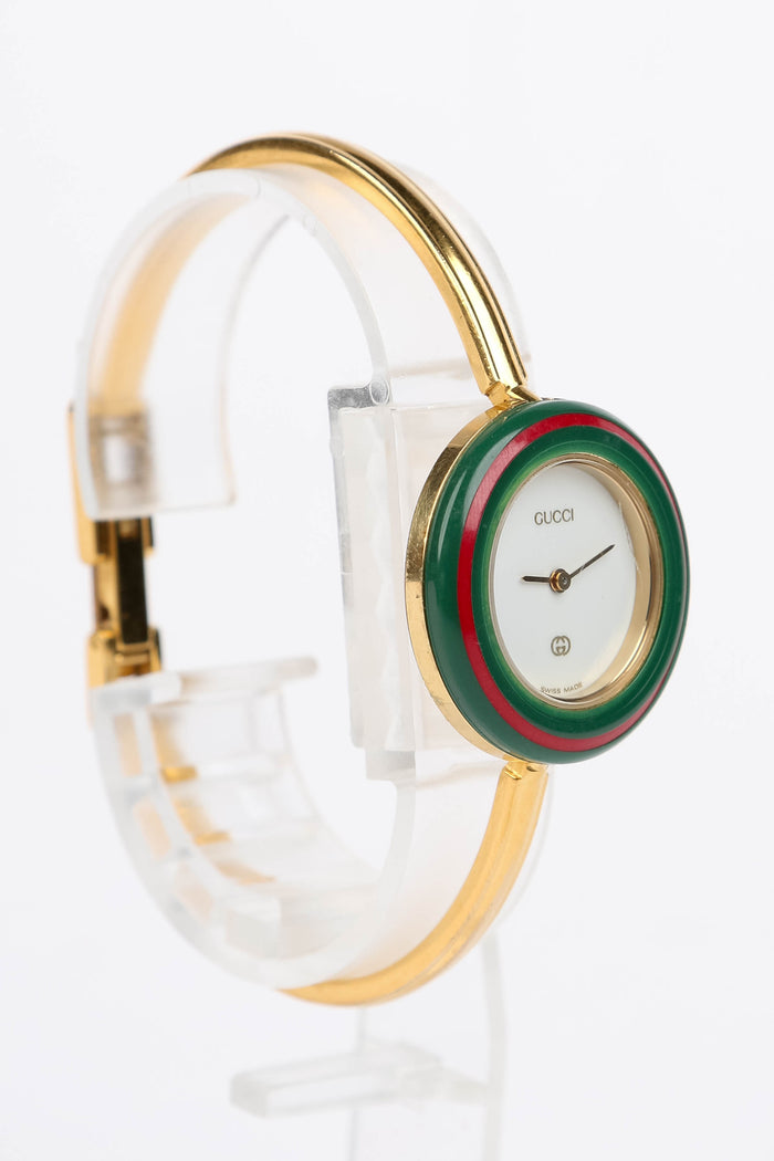 Vintage Gucci Gold Bezel Watch