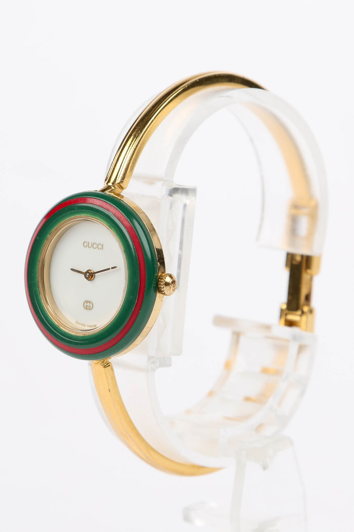 Vintage Gucci Gold Bezel Watch