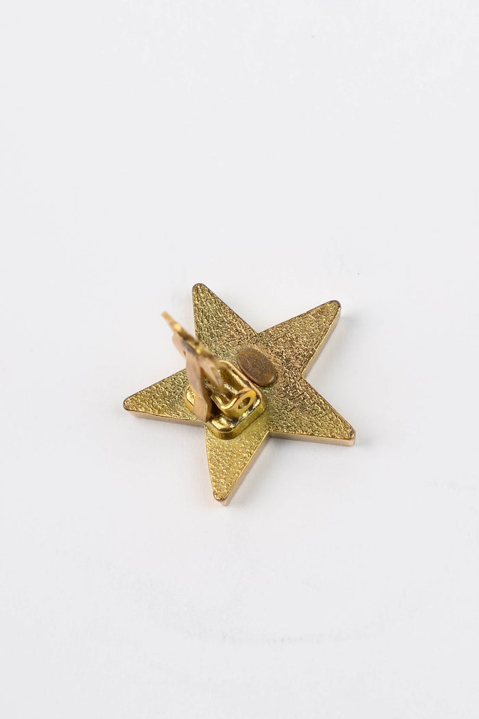 2000s Chanel Star Clip on Earrings