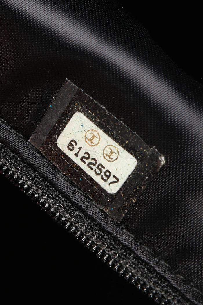 2000s Chanel Black Quilted Leather Shoulder Bag