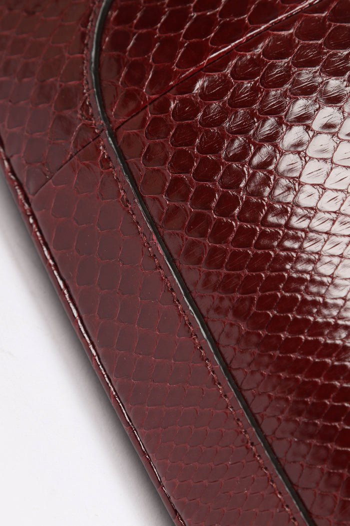RARE Gucci Red Python Jackie Shoulder Bag