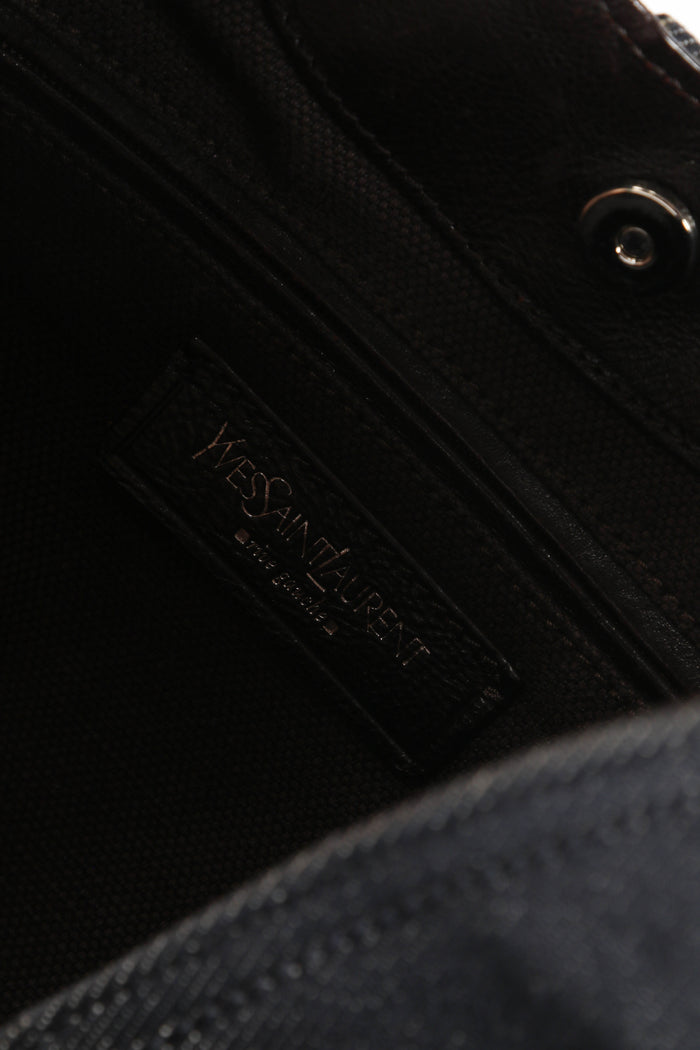 Vintage Yves Saint Laurent Dark Denim Mombasa Shoulder Bag