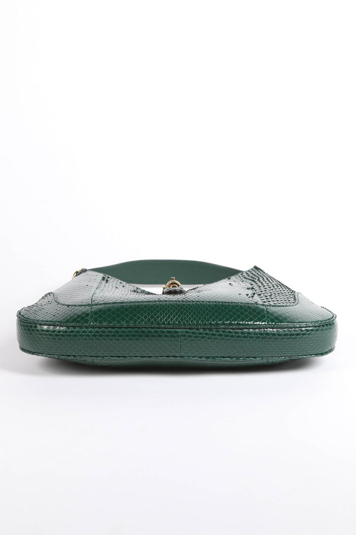 RARE Gucci Green Python Jackie Shoulder Bag